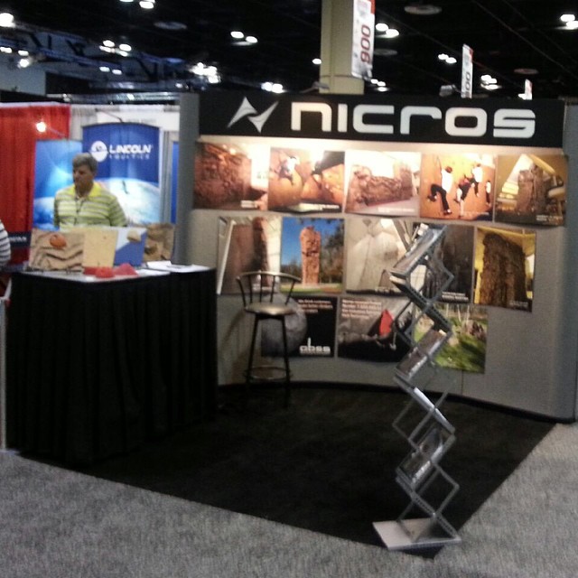 Nicros is at Athletic Business Tradeshow. Come check out our walls!